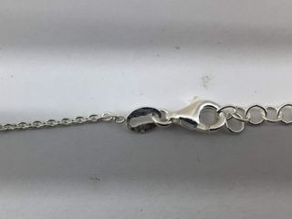 collar plata 925mm con piedra con circonita 22cm