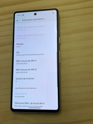 Google Pixel 7a 5G 128 GB Blanco