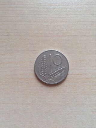Moneta 10 Lire - anno 1954