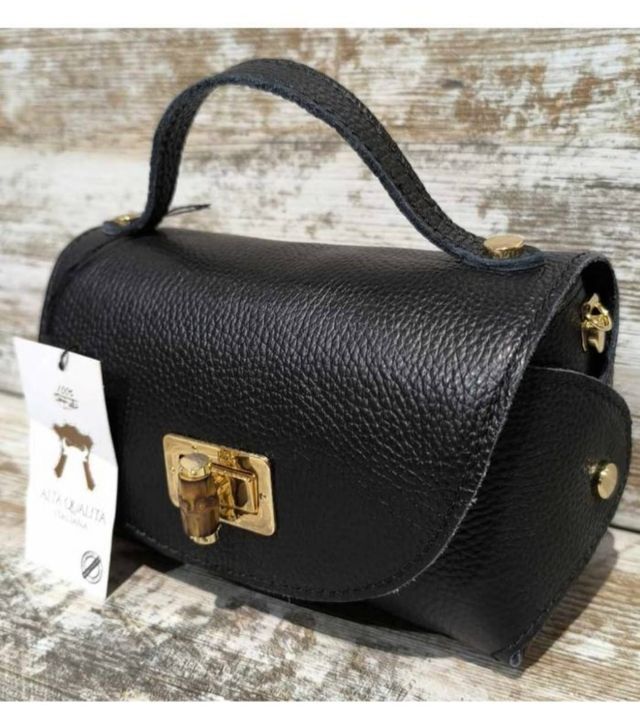 Mini bandolera amarilla Bambú