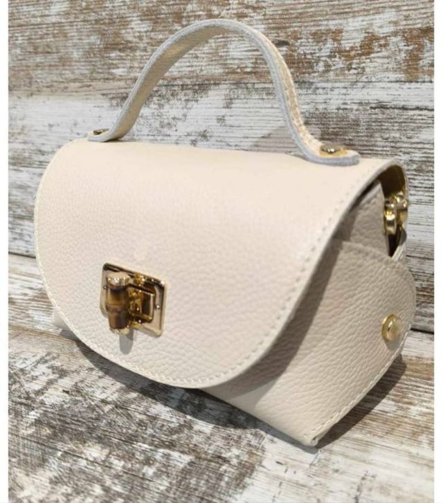 Mini bandolera amarilla Bambú