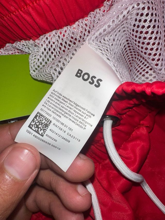 Bañador Boss rojo