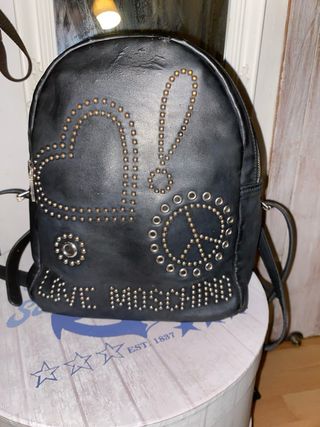 Mochila Love Moschino negra