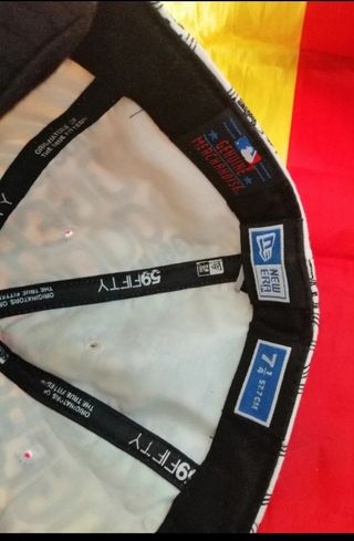Gorra LA Dodgers Blanco-Negro