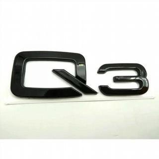 Emblema LOGO AUDI Q3 negro