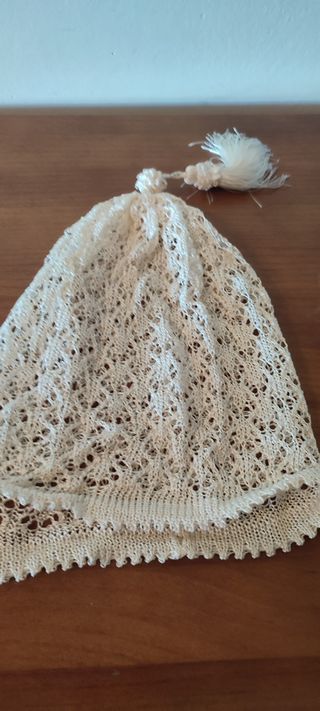 Mallas pelo beige - artesanales