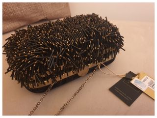 Bolso fiesta terciopelo+abalorio
