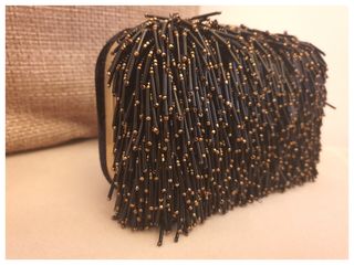 Bolso fiesta terciopelo+abalorio