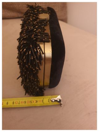 Bolso fiesta terciopelo+abalorio
