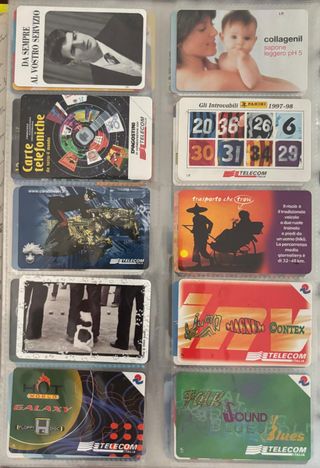 Carte telefoniche Telecom Italia