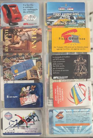 Carte telefoniche Telecom Italia