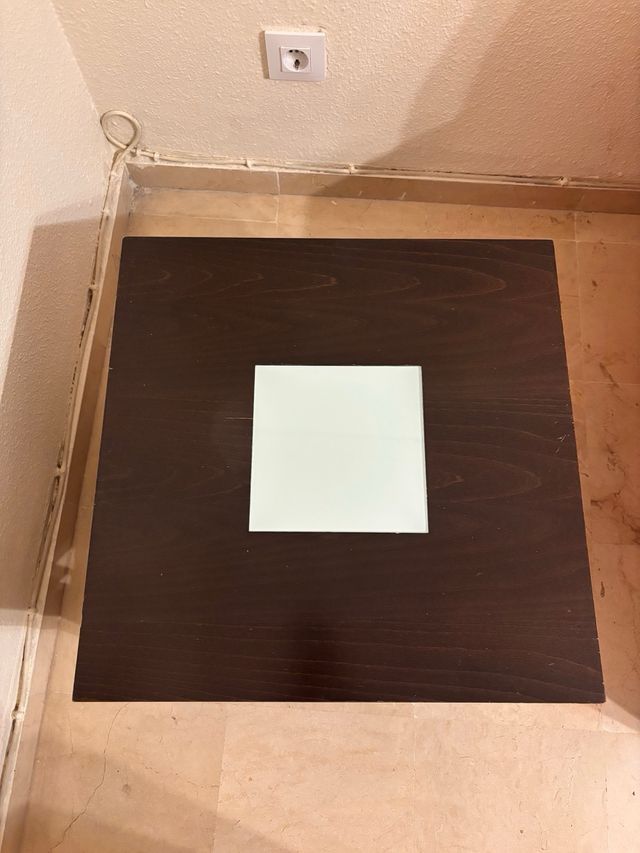 Mesa centro madera - marrón