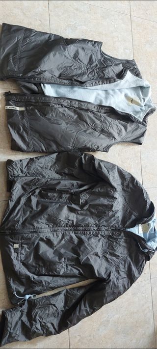 Chaqueta y chaleco montaña - Marrón