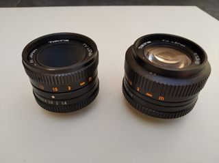 Tokina: 2 objetivos CCTV 1:1.4/16 & 1:1.3/8