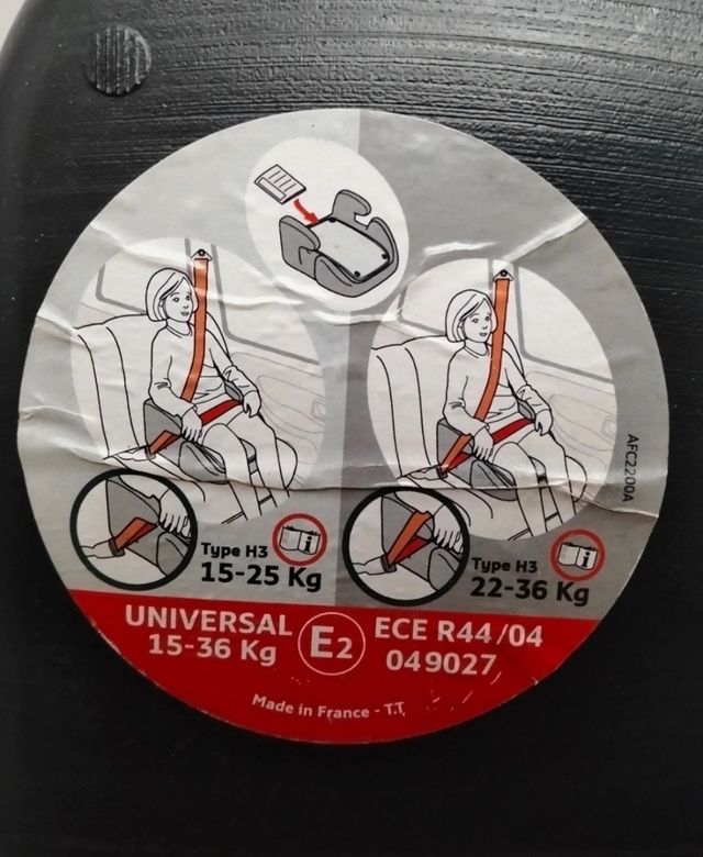 Asiento elevador niños - coche