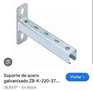 Soportes galvanizados (2uds) grandes