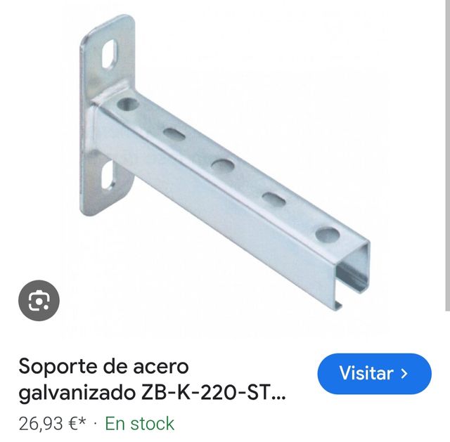Soportes galvanizados (2uds) grandes