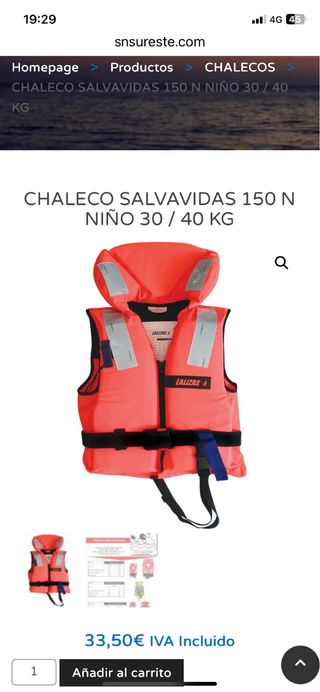 Giubbotto di salvataggio Plastimo per bambini e bambine