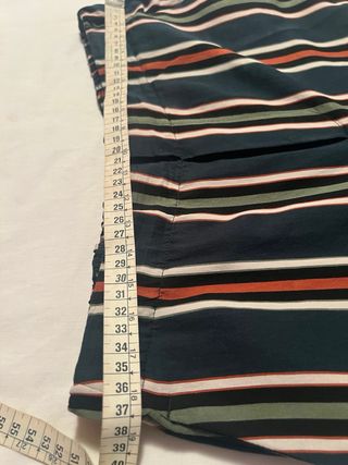 Pantalón Zara rayas verde M