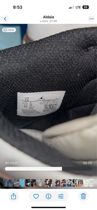 Jordan 1: Zapatillas marrón-negras