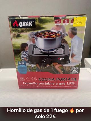Hornillo gas QBAK - Camping
