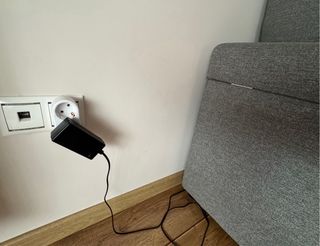 Sofá chaise longue gris