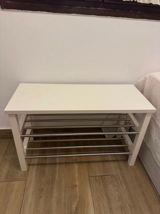 Banco zapatero IKEA blanco