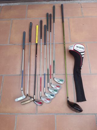 Juego palos golf 