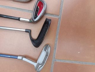 Juego palos golf 