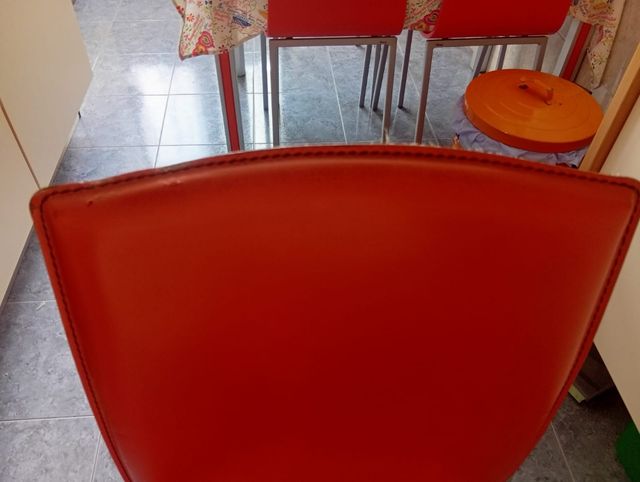 4 sillas comedor - naranja