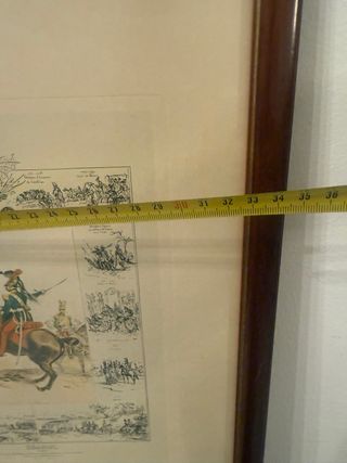 Cuadro militar antiguo