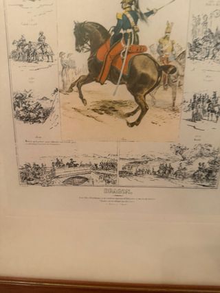 Cuadro militar antiguo