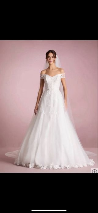Vestido PRONOVIAS novia, blanco