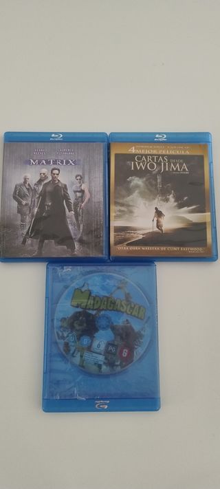 Blu-ray: Matrix, Cartas Iwo Jima, Madagascar