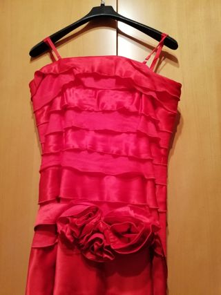 Vestido rojo ceremonia