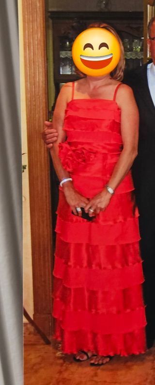 Vestido rojo ceremonia