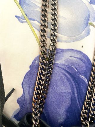 Bolso bandolera flecos azul marino