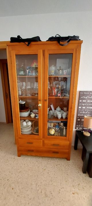 Vitrina madera - Mueble salón