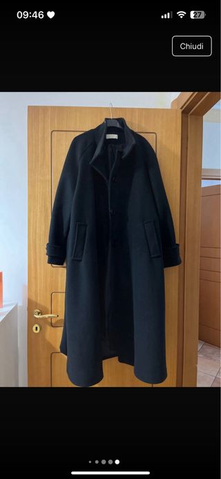 Cappotto lungo nero