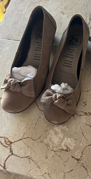 Zapatos 24 hrs beige - cómodos