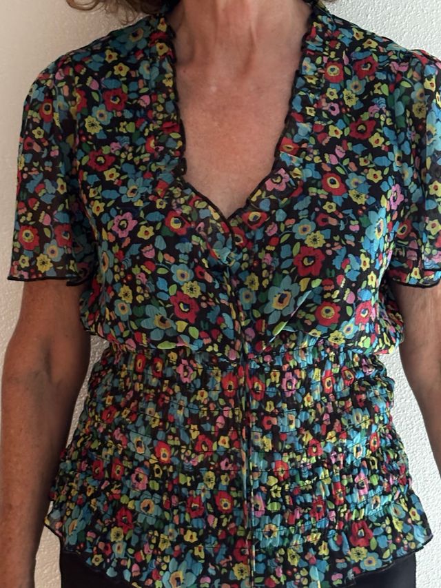 Blusa floral verano