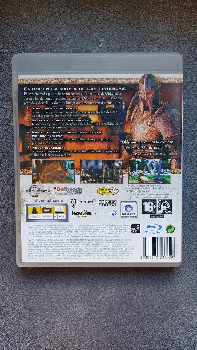 O Esquecimento dos Elder Scrolls IV - PS3