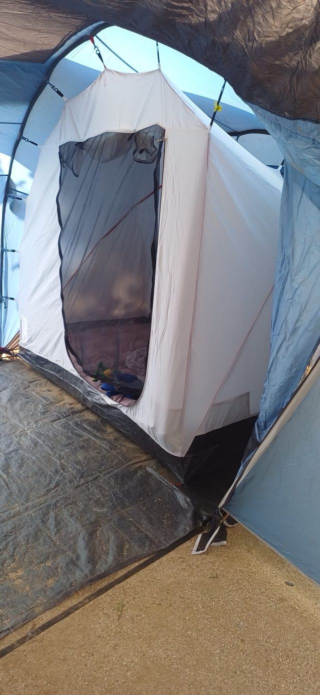 Tienda para siete personas..con dos habitaciones..