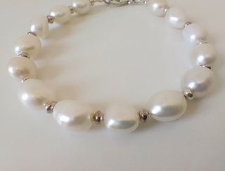 OFFERTA! Bracciale perle barocche e AG 925