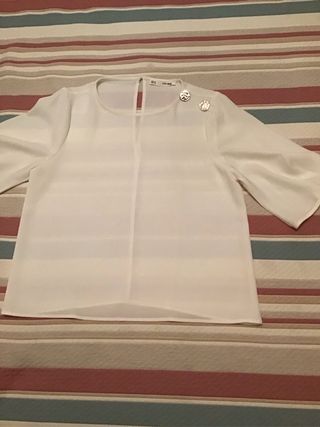 Blusa blanca Sfera talla M