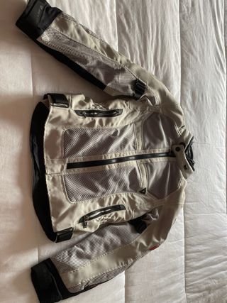 Chaqueta moto mujer Revit - Gris. Talla 36