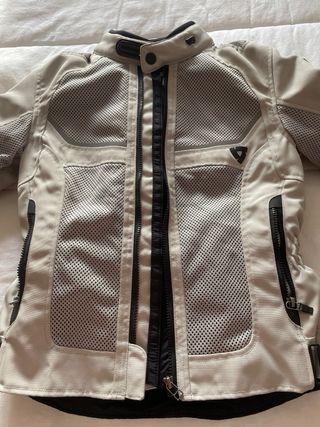 Chaqueta moto mujer Revit - Gris. Talla 36