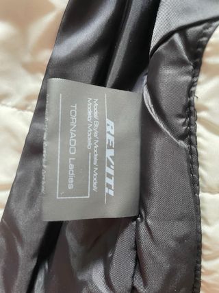 Chaqueta moto mujer Revit - Gris. Talla 36