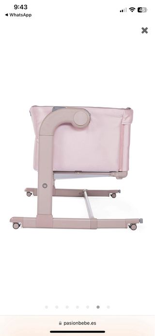 Minicuna Chicco Next2Me rosa