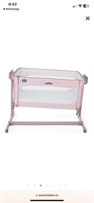 Minicuna Chicco Next2Me rosa